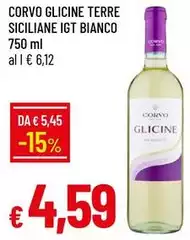 Corvo - Glicine Terre Siciliane IGT Bianco