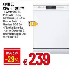 Comfeè - Cdwpf 1201pw