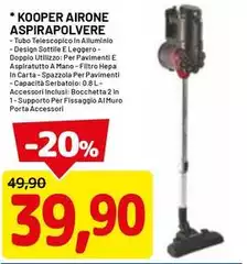 Kooper -  Airone Aspirapolvere