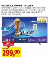 Hisense - 50E790 Smart TV Q-Led