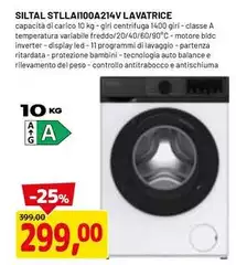 Siltal - STLLA1100A214V Lavatrice