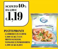 Belli pronti - Gamberi Zucchine