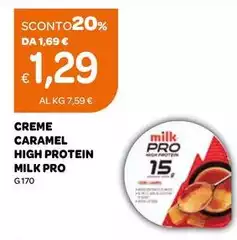 Milk protein - Creme Caramel High Protein