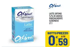 Optimo - Latte 12% Di Grassi Parzialmente Scremato