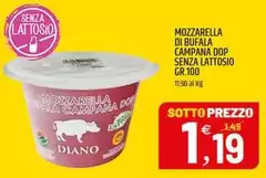 Campana - Mozzarella Di Bufala  DOP Senza Lattosio