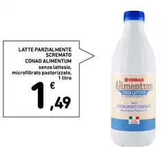 Conad - Latte Parzialmente Scremato Alimentum