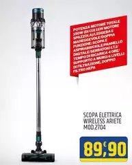 Ariete - Scopa Elettrica Wireless Mod.2704