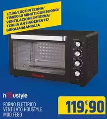 Houstyle - Forno Elettrico Ventilato  Mod.fe80