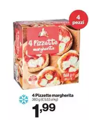 4 Pizzette Margherita