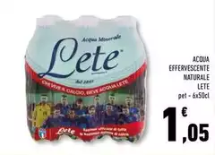 Lete - Acqua Effervescente Naturale