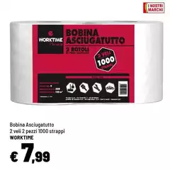 Worktime - Bobina Asciugatutto Worktime - Bobina Asciugatutto