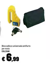 Colzani - Bloccadisco Universale Antifurto Per Moto Colzani - Bloccadisco Universale Antifurto Per Moto