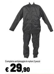 Completo Antipioggia In Nylon 
