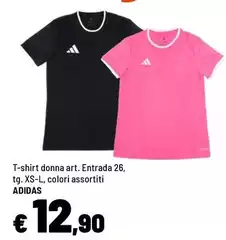 Adidas - T-Shirt Donna Art. Entrada 26 Adidas - T-Shirt Donna Art. Entrada 26