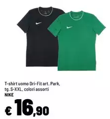 Nike - T-Shirt Uomo Dri-Fit Art. Park Nike - T-Shirt Uomo Dri-Fit Art. Park