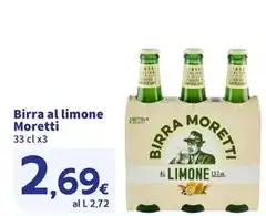 Moretti - Birra Al Limone