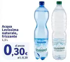 Levissima - Acqua Naturale, Frizzante