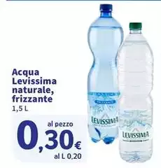 Levissima - Acqua Naturale, Frizzante
