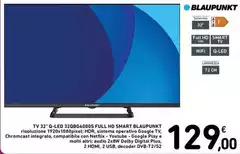 Blaupunkt - Tv 32" Q-led 32DB6000S Full Hd Smart