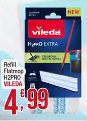 Vileda - Refill Flatmop H2pro