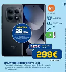 Xiaomi - Smartphone Redmi Note 15 5g