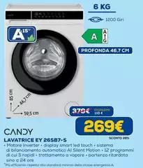 Candy - Lavatrice EY 26SB7-S