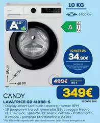 Candy - Lavatrice GD 410B8-S