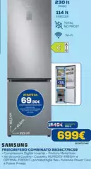 Samsung - Frigorifero Combinato RB34C775CS9 