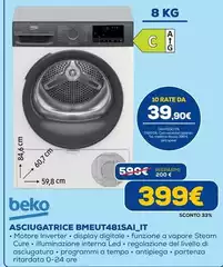 Beko - Asciugatrice BMEUT481SAI_IT
