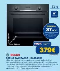 Bosch - Forno Da Incasso HBA534BB3