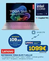 Lenovo - Notebook Yoga Slim 7 14ILL10