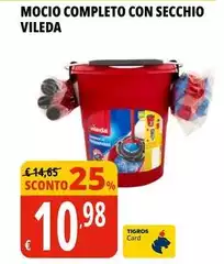Vileda - Mocio Completo Con Secchio