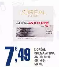 L'Oreal - Crema Attiva Antirughe