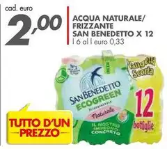 San Benedetto - Acqua Naturale/Frizzante