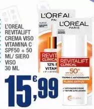 L'Oreal - Revitalift Crema Viso Vitamina C Spf50+50 Ml/ Siero Viso