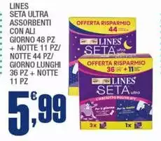 Lines - Seta Ultra Assorbenti Con Ali Giorno