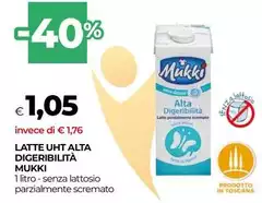 Mukki - Latte UHT Alta Digeribilita