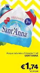 Sant'anna - Acqua Naturale O Frizzante