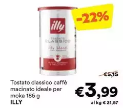 Illy - Tostato Classico Caffè Macinato Ideale Per Moka