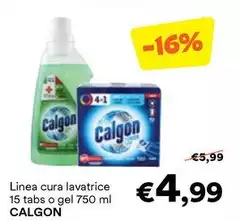 Calgon - Linea Cura Lavatrice 15 Tabs O Gel