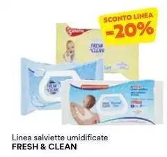 Fresh & Clean - Linea Salviette Umidificate