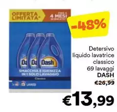 Dash - Detersivo Liquido Lavatrice Classico