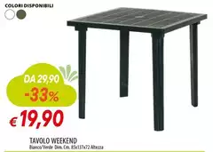 Tavolo Weekend Tavolo Weekend