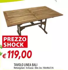 Linea - Tavolo Bali Linea - Tavolo Bali