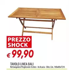 Linea - Tavolo Bali Linea - Tavolo Bali
