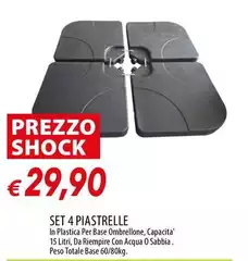 Set 4 Piastrelle