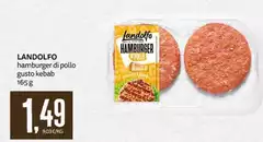 Hamburger Di Pollo Gusto Kebab