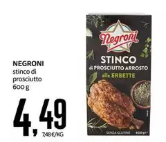 Negroni - Stinco Di Prosciutto