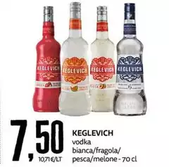 Keglevich - Vodka Bianca/fragola/pesca/melone