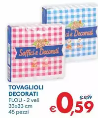 Flou - Tovaglioli Decorati